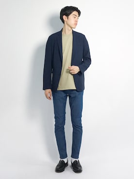 Morikawa Yoshinoriさん（メンズ・176cm）の春コーディネート