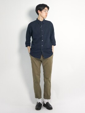 Morikawa Yoshinoriさん（メンズ・176cm）の春コーディネート