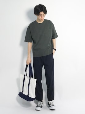 Morikawa Yoshinoriさん（メンズ・176cm）の春コーディネート