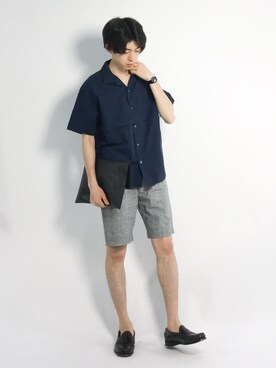 Morikawa Yoshinoriさん（メンズ・176cm）の夏コーディネート