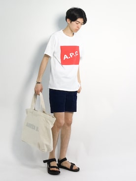 Morikawa Yoshinoriさん（メンズ・176cm）の春コーディネート