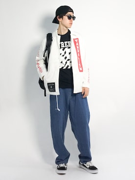 Morikawa Yoshinoriさん（メンズ・176cm）の春コーディネート