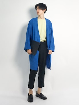 「HARE（ハレ）のアイテム（その他アウター）」を使った、Morikawa Yoshinoriさん（メンズ・176cm）の夏コーディネート