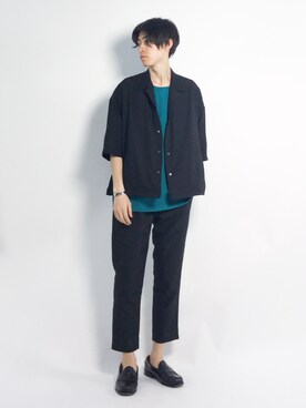 Morikawa Yoshinoriさん（メンズ・176cm）の夏コーディネート