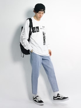 Morikawa Yoshinoriさん（メンズ・176cm）の夏コーディネート