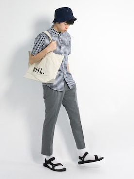 Morikawa Yoshinoriさん(メンズ・176cm)の夏コーディネート