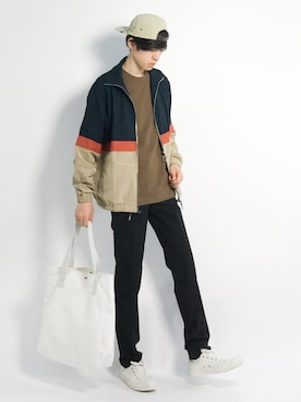 「カッティング」｜Morikawa Yoshinoriさん（メンズ・176cm）の夏コーディネート