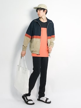 「カッティング」｜Morikawa Yoshinoriさん（メンズ・176cm）の夏コーディネート