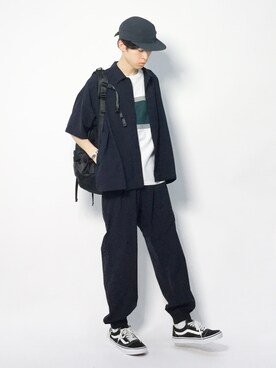 Morikawa Yoshinoriさん（メンズ・176cm）の夏コーディネート