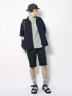 Morikawa Yoshinoriさん（メンズ・176cm）の夏コーディネート