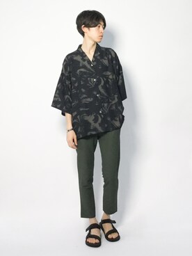 Morikawa Yoshinoriさん（メンズ・176cm）の夏コーディネート