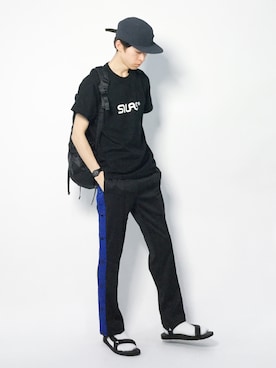 Morikawa Yoshinoriさん（メンズ・176cm）の夏コーディネート