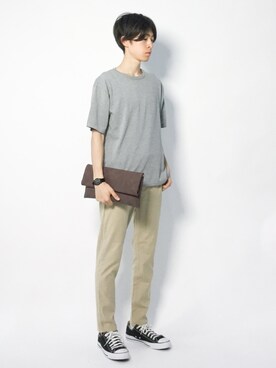 Morikawa Yoshinoriさん(メンズ・176cm)の夏コーディネート
