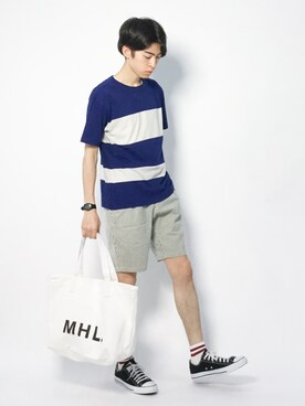 Morikawa Yoshinoriさん(メンズ・176cm)の夏コーディネート