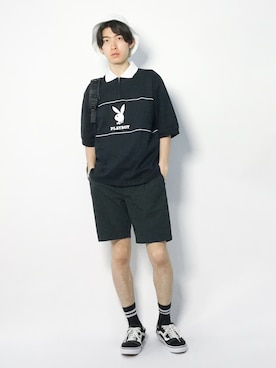 Morikawa Yoshinoriさん(メンズ・176cm)の夏コーディネート