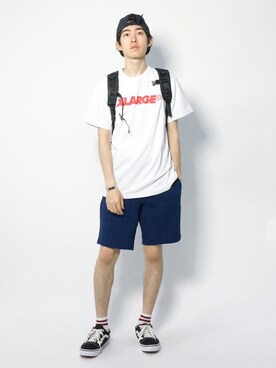 Morikawa Yoshinoriさん（メンズ・176cm）の夏コーディネート