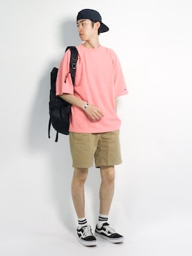 Morikawa Yoshinoriさん（メンズ・176cm）の夏コーディネート