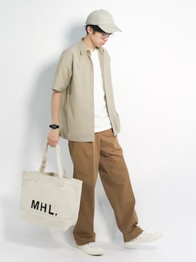 Morikawa Yoshinoriさん（メンズ・176cm）の夏コーディネート