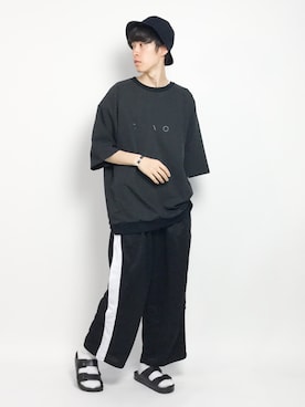 Morikawa Yoshinoriさん（メンズ・176cm）の夏コーディネート