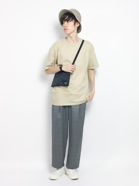 Morikawa Yoshinoriさん（メンズ・176cm）の夏コーディネート