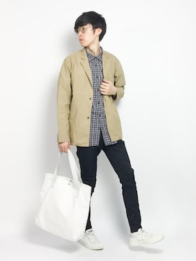Morikawa Yoshinoriさん(メンズ・176cm)の夏コーディネート