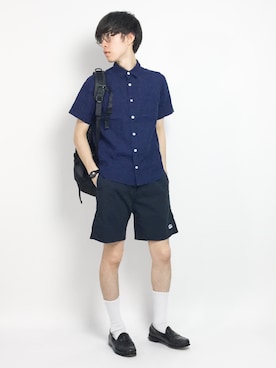 Morikawa Yoshinoriさん(メンズ・176cm)の夏コーディネート