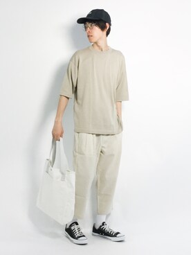 Morikawa Yoshinoriさん（メンズ・176cm）の夏コーディネート