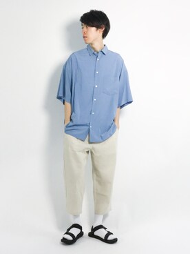 Morikawa Yoshinoriさん（メンズ・176cm）の夏コーディネート