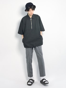 Morikawa Yoshinoriさん（メンズ・176cm）の夏コーディネート