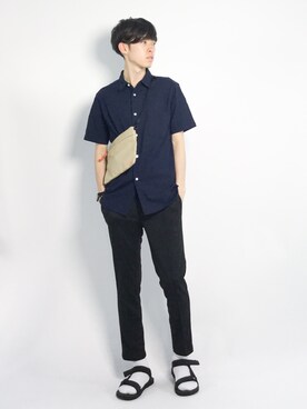 Morikawa Yoshinoriさん（メンズ・176cm）の夏コーディネート