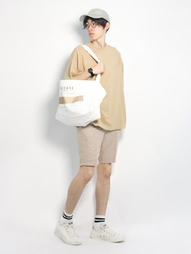 Morikawa Yoshinoriさん（メンズ・176cm）の夏コーディネート