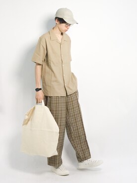 Morikawa Yoshinoriさん（メンズ・176cm）の夏コーディネート