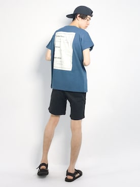 Morikawa Yoshinoriさん（メンズ・176cm）の夏コーディネート