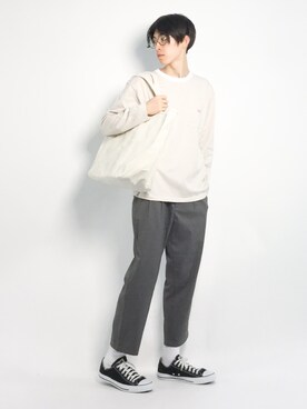 Morikawa Yoshinoriさん（メンズ・176cm）の夏コーディネート