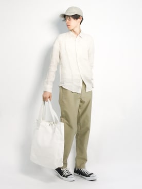 Morikawa Yoshinoriさん（メンズ・176cm）の夏コーディネート