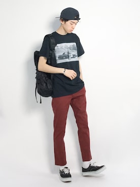 Morikawa Yoshinoriさん(メンズ・176cm)の夏コーディネート