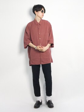 「モダール」｜Morikawa Yoshinoriさん（メンズ・176cm）の夏コーディネート