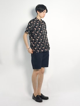 Morikawa Yoshinoriさん（メンズ・176cm）の夏コーディネート