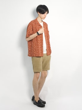 Morikawa Yoshinoriさん(メンズ・176cm)の夏コーディネート