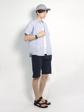 Morikawa Yoshinoriさん（メンズ・176cm）の夏コーディネート
