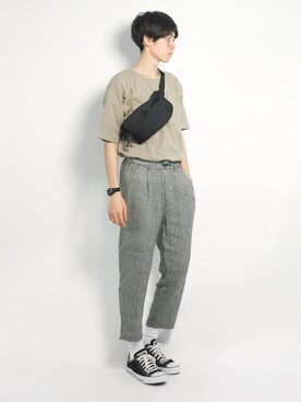 Morikawa Yoshinoriさん（メンズ・176cm）の夏コーディネート