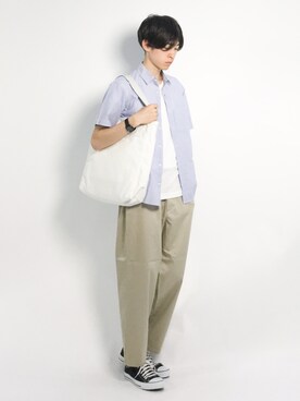 Morikawa Yoshinoriさん（メンズ・176cm）の夏コーディネート