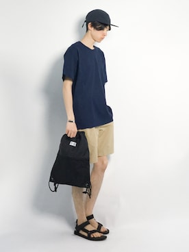 Morikawa Yoshinoriさん(メンズ・176cm)の夏コーディネート