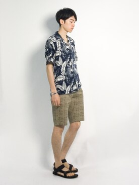 Morikawa Yoshinoriさん（メンズ・176cm）の夏コーディネート