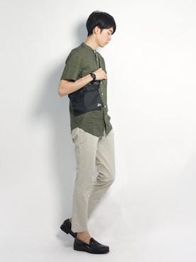 Morikawa Yoshinoriさん（メンズ・176cm）の夏コーディネート