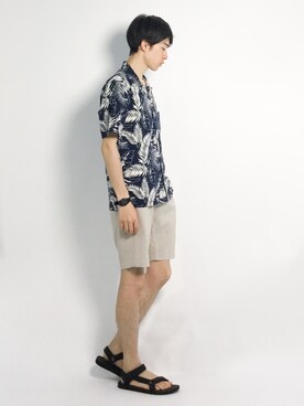 Morikawa Yoshinoriさん（メンズ・176cm）の夏コーディネート