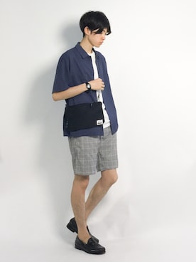 Morikawa Yoshinoriさん（メンズ・176cm）の夏コーディネート