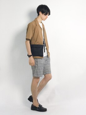 Morikawa Yoshinoriさん（メンズ・176cm）の夏コーディネート