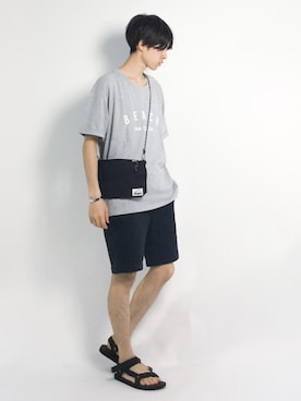 Morikawa Yoshinoriさん（メンズ・176cm）の夏コーディネート