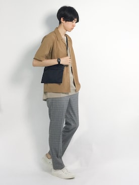 Morikawa Yoshinoriさん（メンズ・176cm）の夏コーディネート